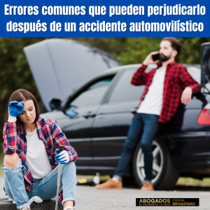 errores-después-accidente-automovilístico