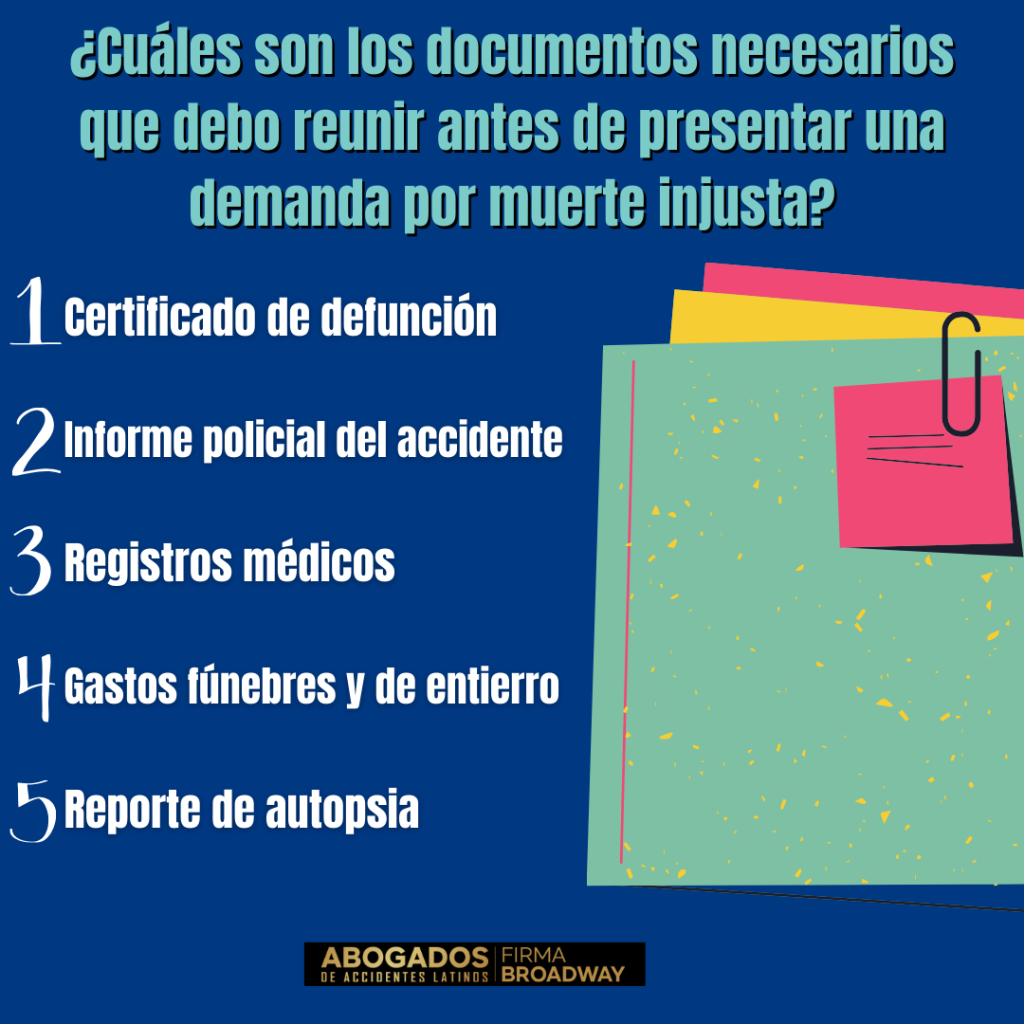 documentos-recopilar-presentar-demanda-muerte-injusta